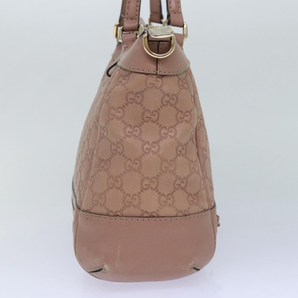 Gucci ssima Pink Canvas Handbag (Pre-Owned) Size ONE SIZE - 3 Thumbnail