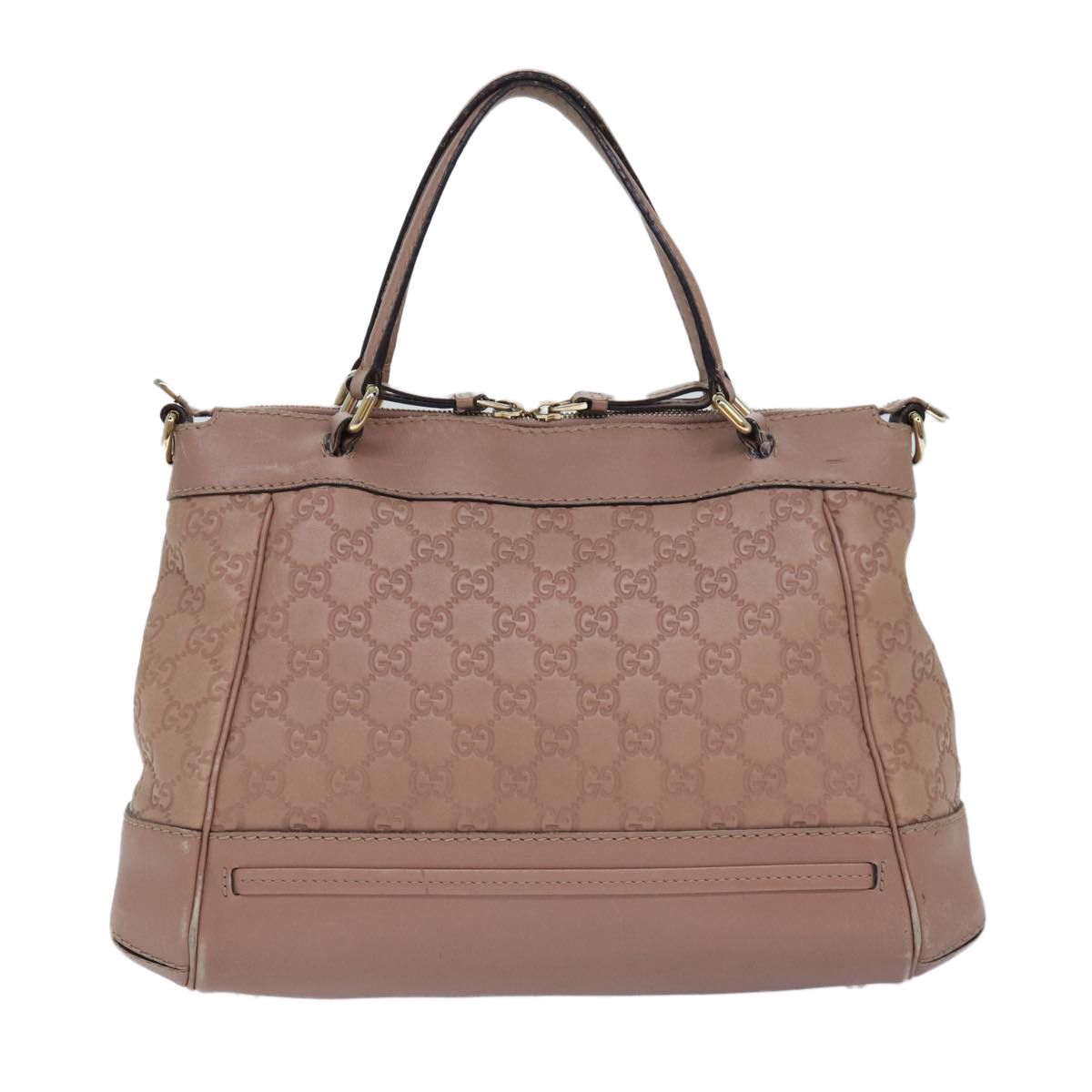 Gucci ssima Pink Canvas Handbag (Pre-Owned) Size ONE SIZE - 2 Thumbnail