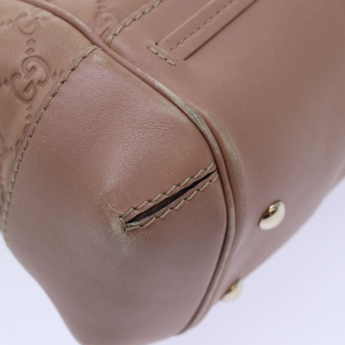 Gucci ssima Pink Canvas Handbag (Pre-Owned) Size ONE SIZE - 9 Thumbnail