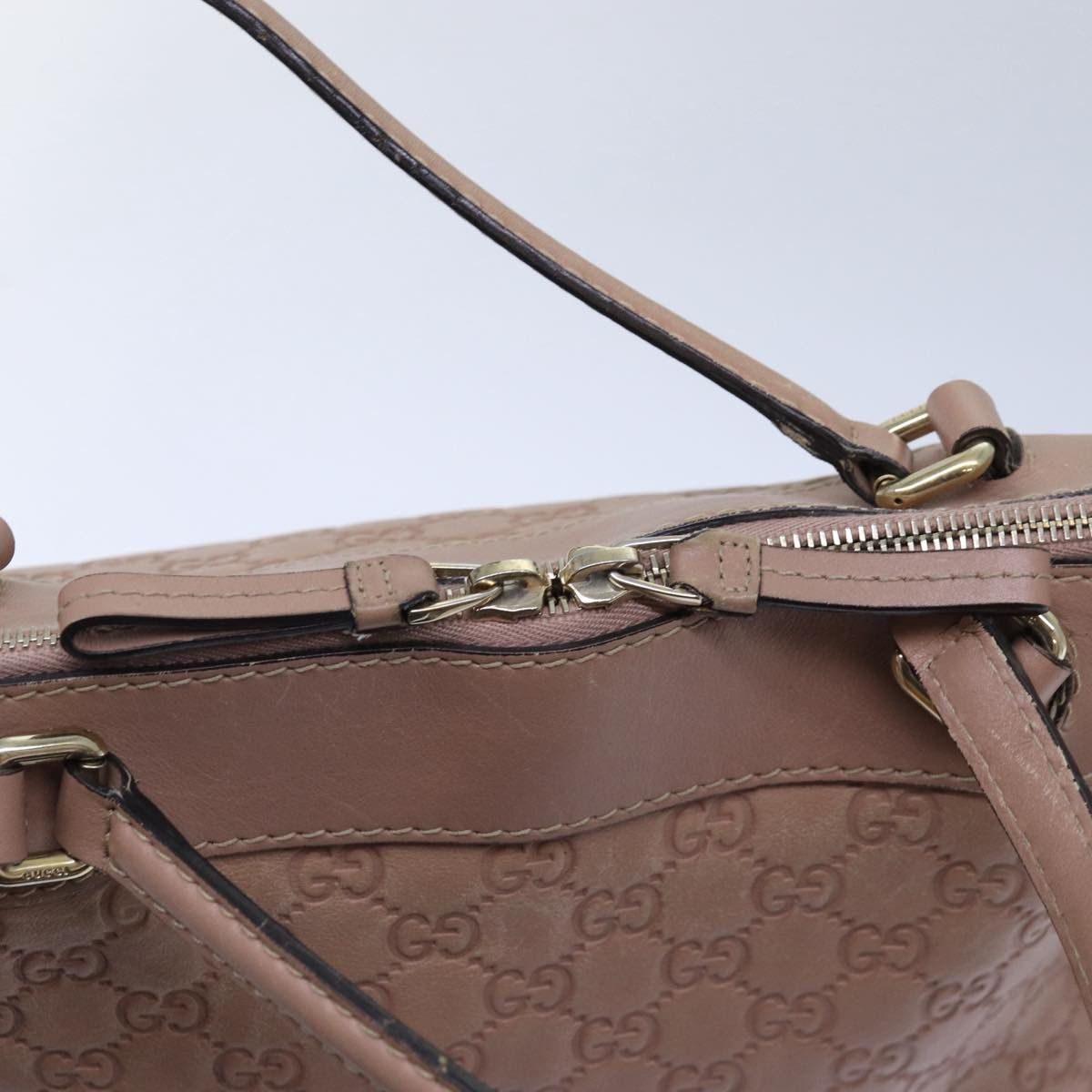 Gucci ssima Pink Canvas Handbag (Pre-Owned) Size ONE SIZE - 18 Thumbnail