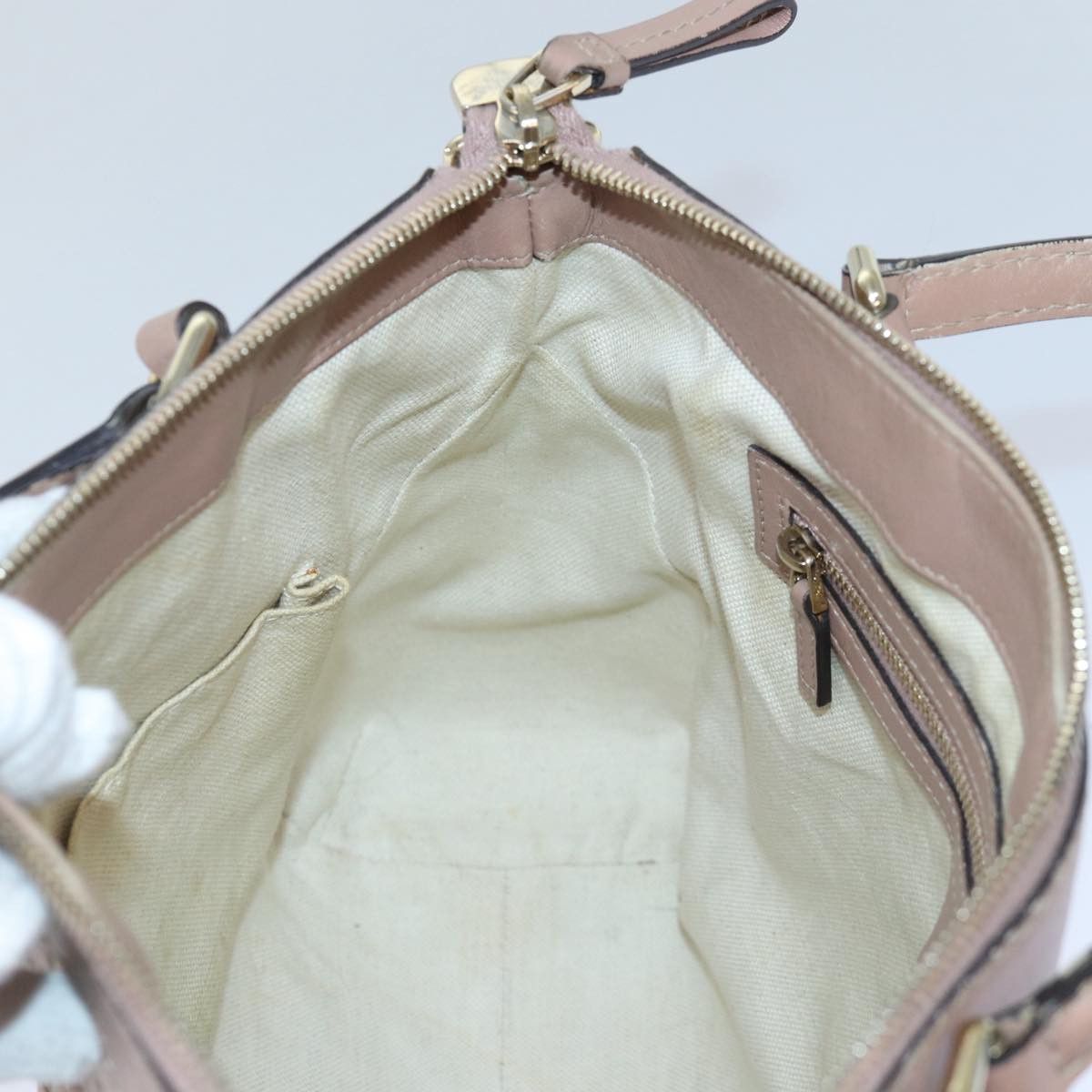 Gucci ssima Pink Canvas Handbag (Pre-Owned) Size ONE SIZE - 20 Thumbnail