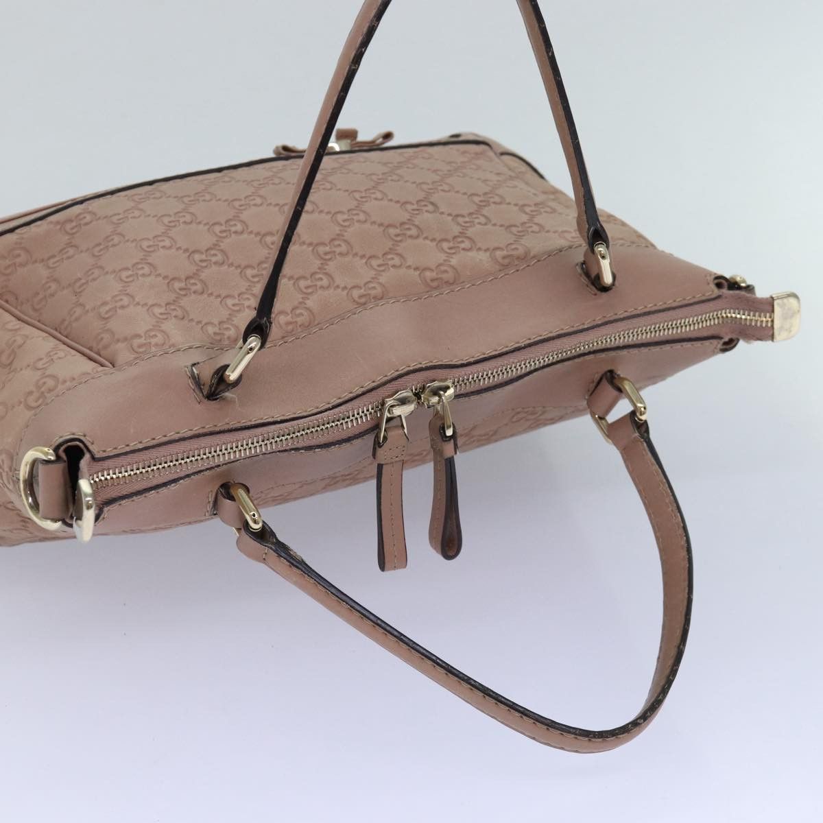 Gucci ssima Pink Canvas Handbag (Pre-Owned) Size ONE SIZE - 5 Thumbnail