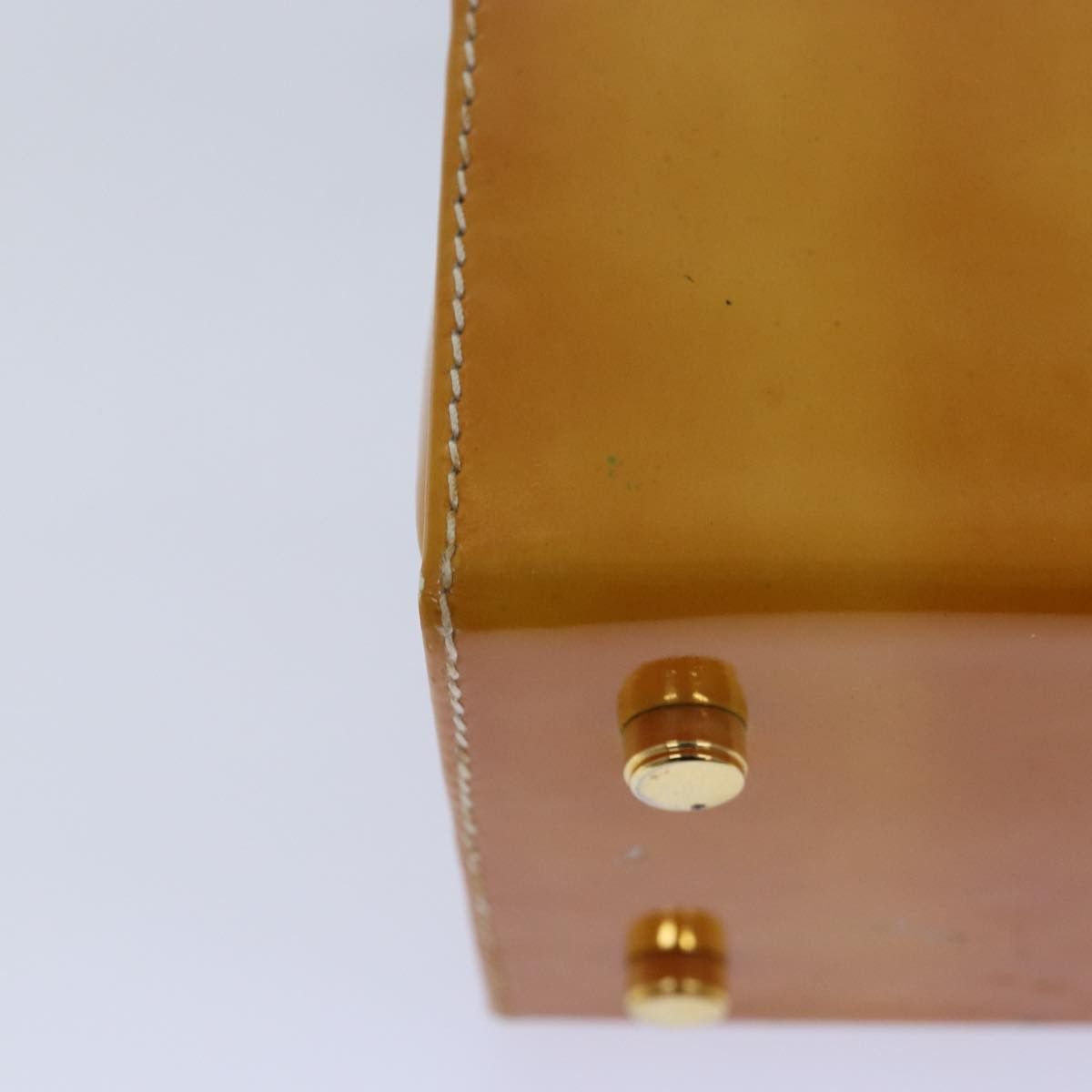 Salvatore Ferragamo Gancini Yellow Leather Handbag (Pre-Owned) Size ONE SIZE - 16 Thumbnail