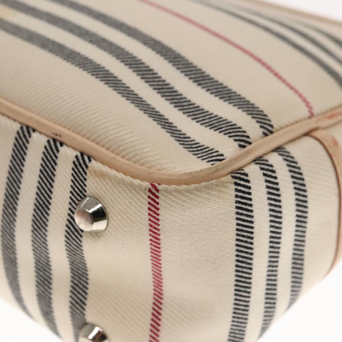 Burberry Beige Canvas Shoulder Bag (Pre-Owned) Size ONE SIZE - 9 Thumbnail