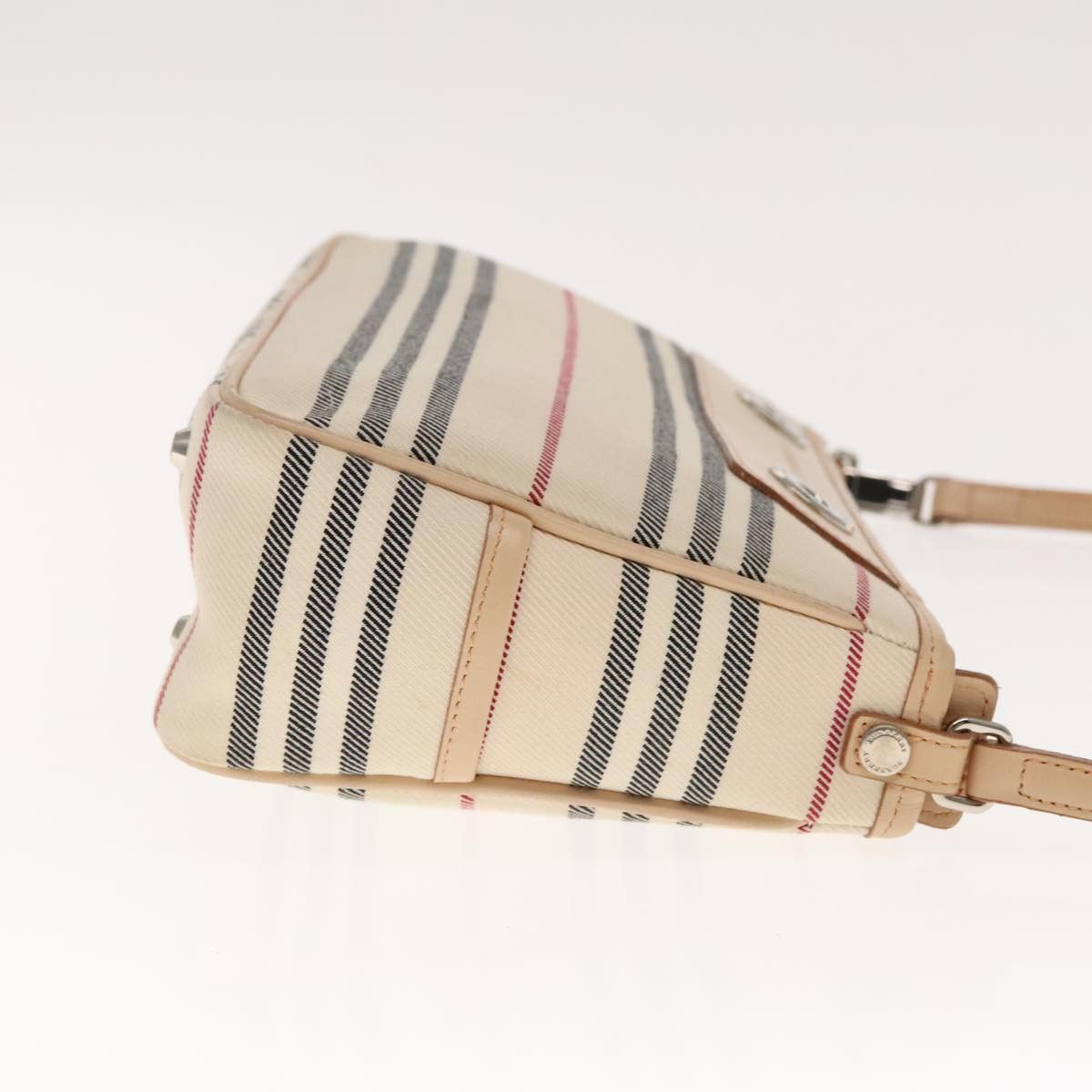 Burberry Beige Canvas Shoulder Bag (Pre-Owned) Size ONE SIZE - 3 Thumbnail