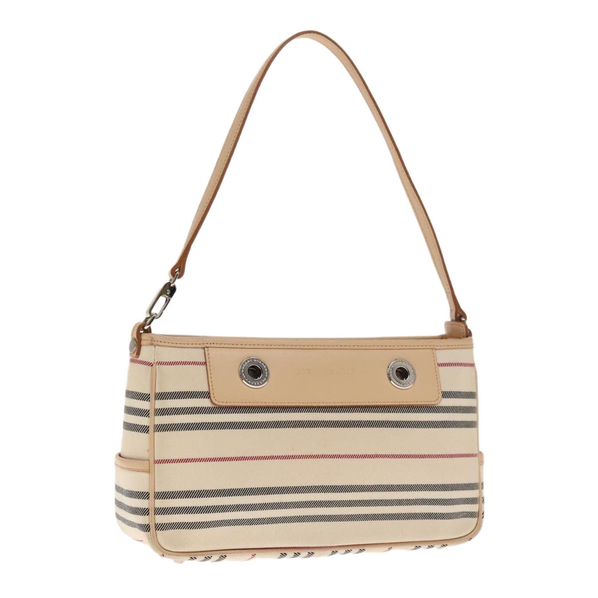 Burberry Beige Canvas Shoulder Bag (Pre-Owned) Size ONE SIZE - 15 Thumbnail