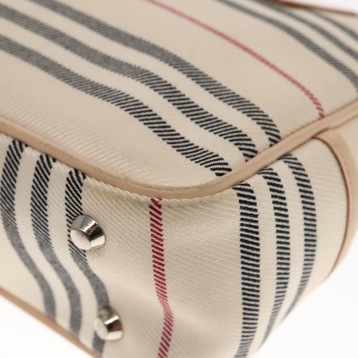 Burberry Beige Canvas Shoulder Bag (Pre-Owned) Size ONE SIZE - 7 Thumbnail
