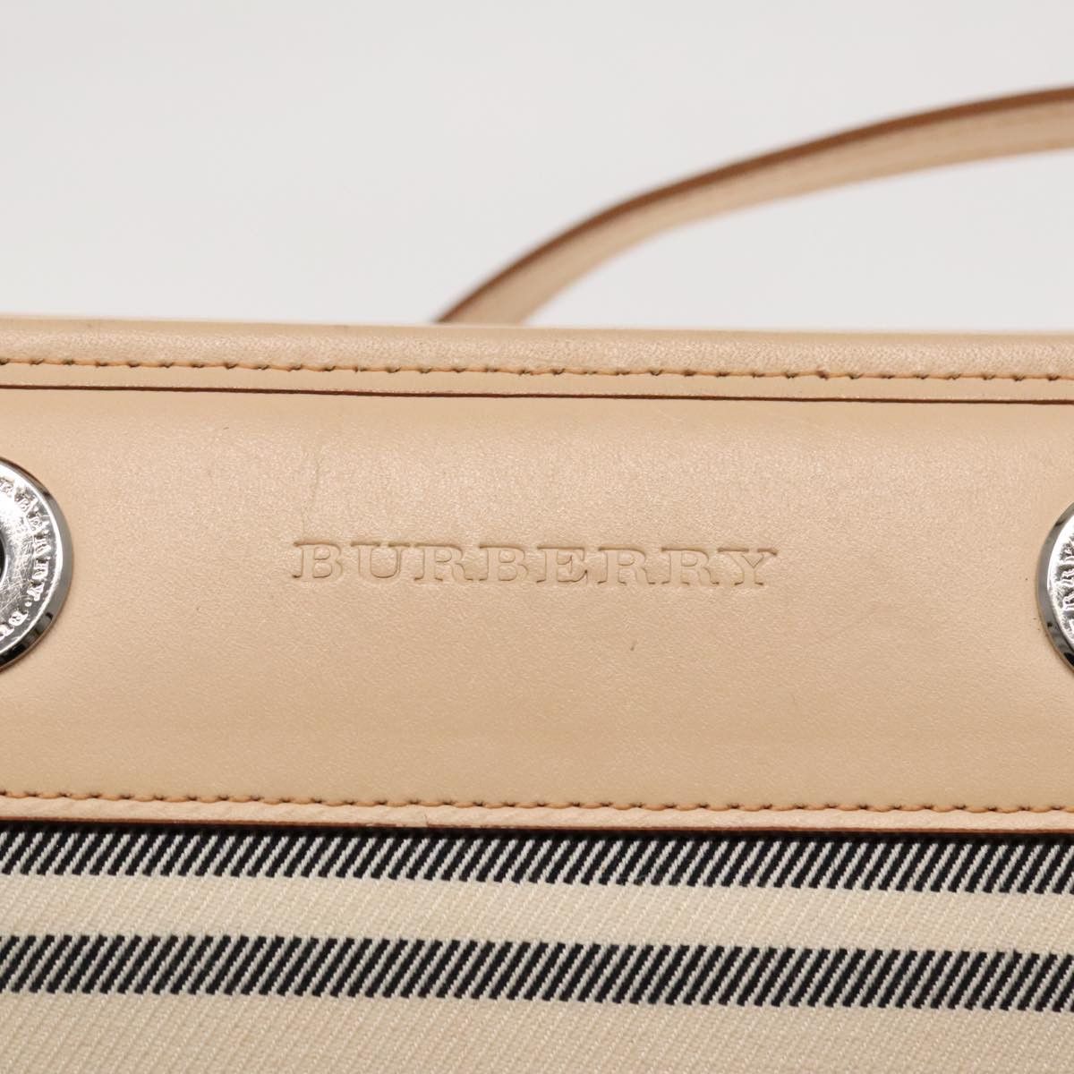 Burberry Beige Canvas Shoulder Bag (Pre-Owned) Size ONE SIZE - 18 Thumbnail