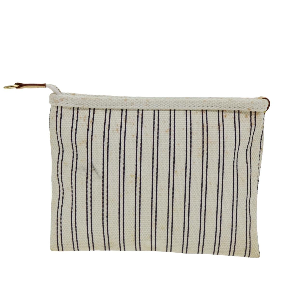 Louis Vuitton Antigua White Canvas Clutch Bag (Pre-Owned) Size ONE SIZE - 2 Thumbnail