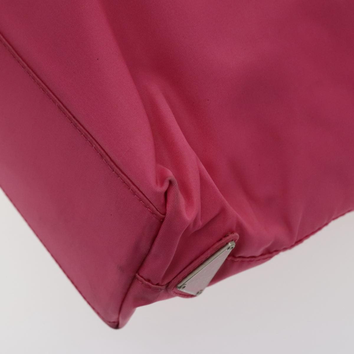 Prada Tessuto Pink Synthetic Tote Bag (Pre-Owned) Size ONE SIZE - 10 Thumbnail
