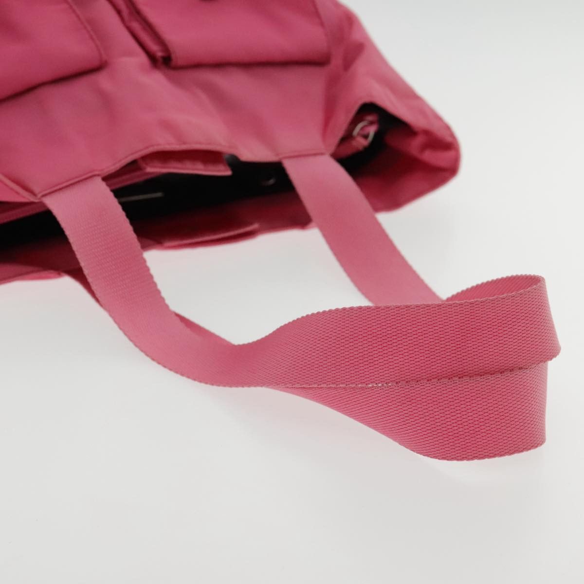Prada Tessuto Pink Synthetic Tote Bag (Pre-Owned) Size ONE SIZE - 6 Thumbnail