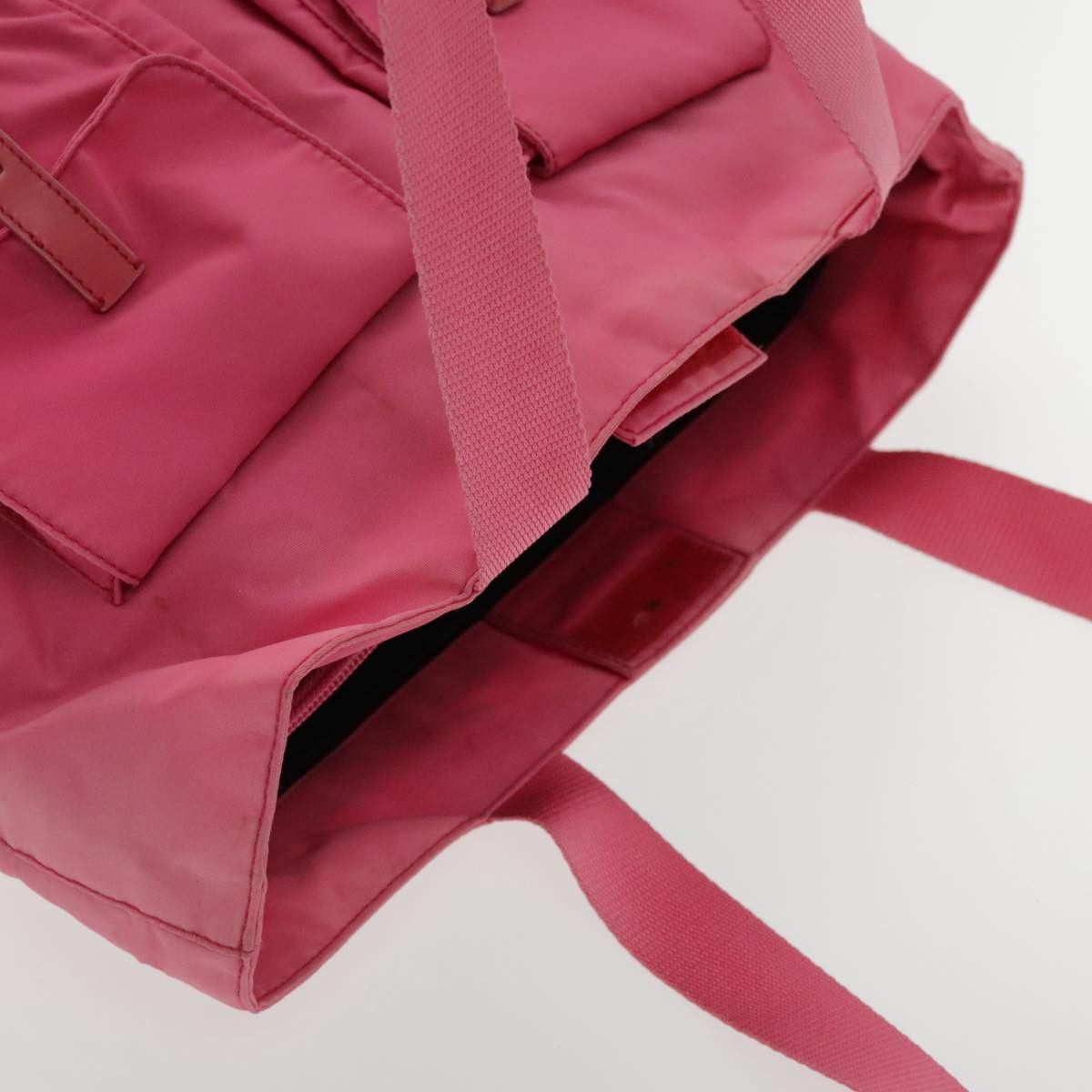 Prada Tessuto Pink Synthetic Tote Bag (Pre-Owned) Size ONE SIZE - 16 Thumbnail