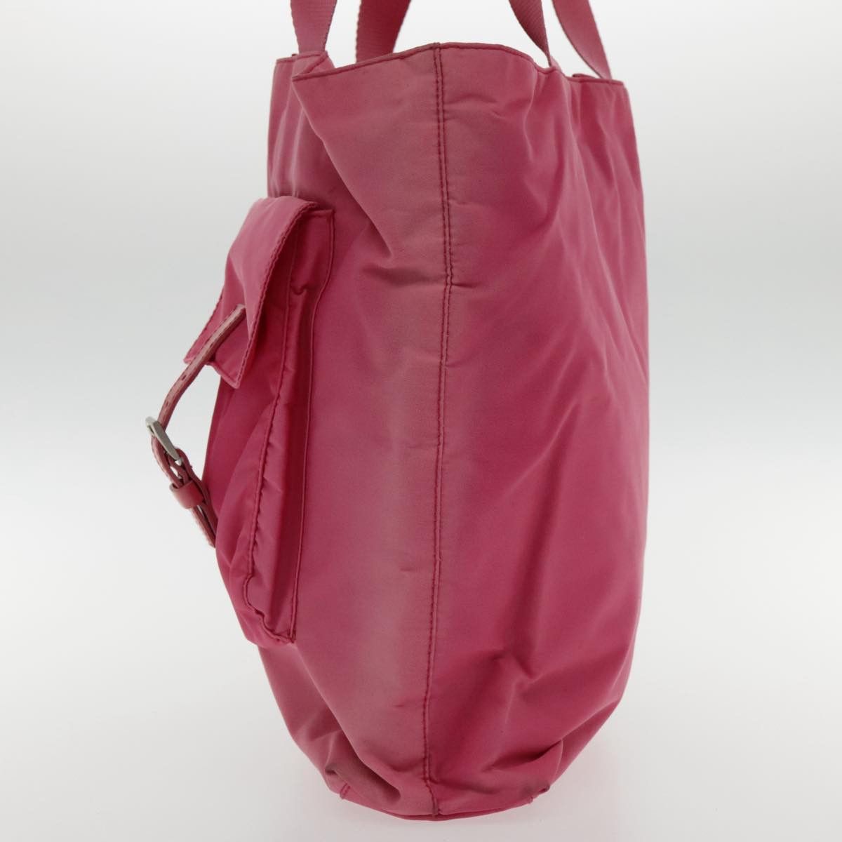 Prada Tessuto Pink Synthetic Tote Bag (Pre-Owned) Size ONE SIZE - 3 Thumbnail