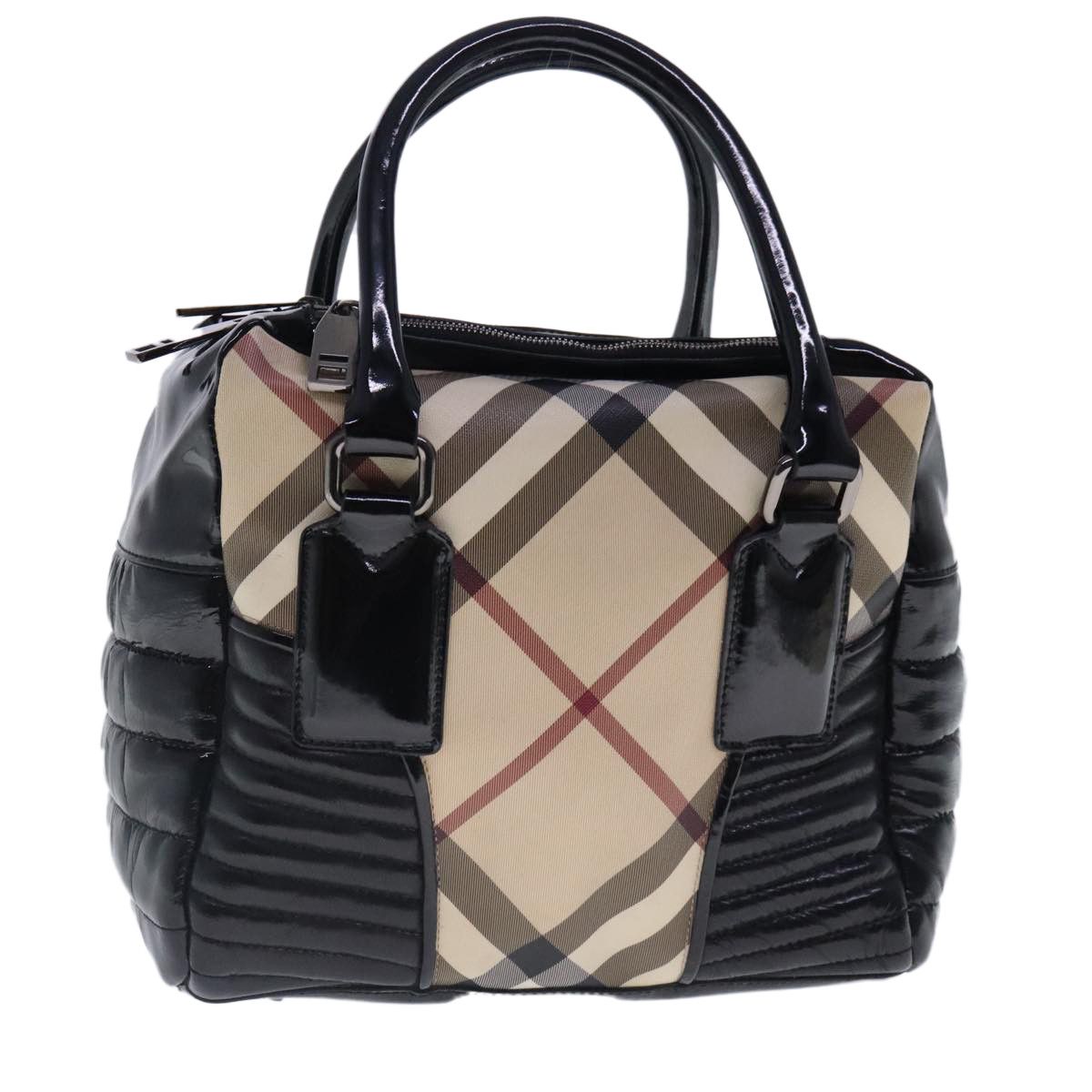 Burberry Nova Check Beige Canvas Handbag (Pre-Owned) Size ONE SIZE - 16 Thumbnail