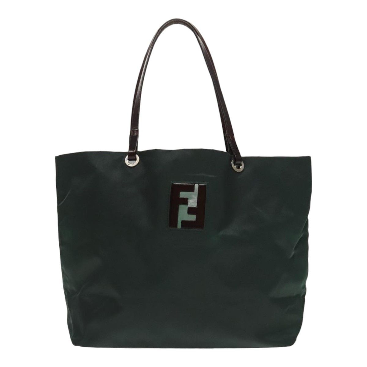 Fendi Khaki Synthetic Handbag (Pre-Owned) Size ONE SIZE - 14 Thumbnail