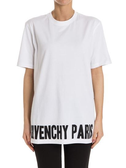 Givenchy White Hem Logo T-shirt Size US XS / EU 42 / 0 - 2 Preview