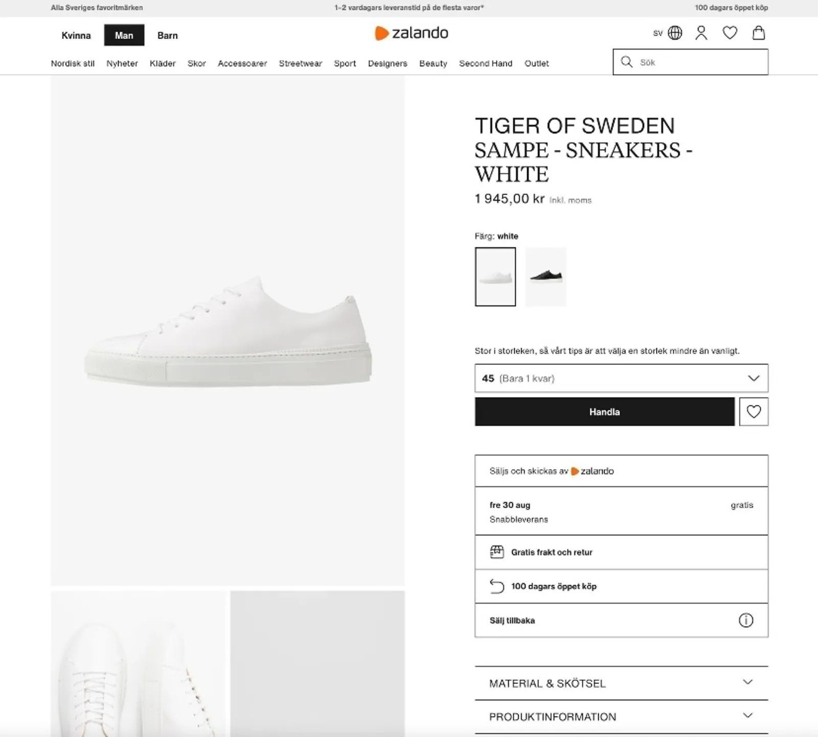 Tiger of Sweden Tiger of Sweden Sneakers Size US 7 / IT 37 - 2 Thumbnail