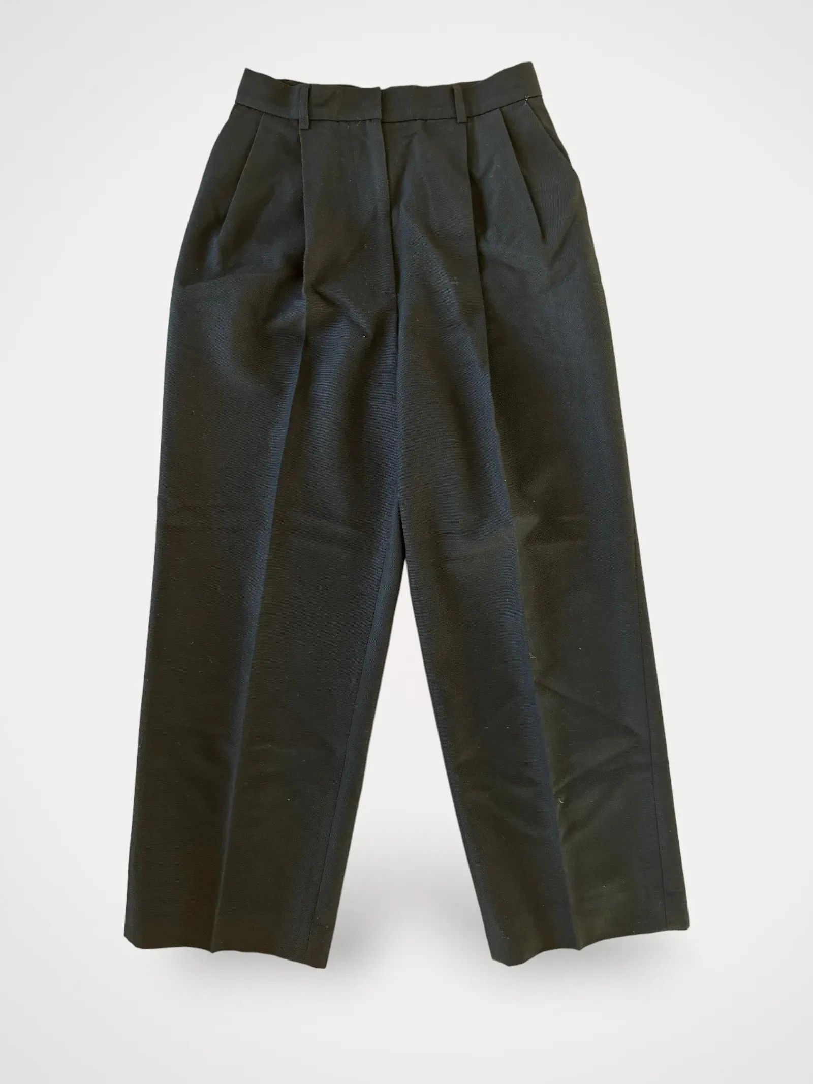 Toteme Toteme Double pleated cropped trousers black Pants Size 25" / US 0 / IT 36 - 2 Thumbnail