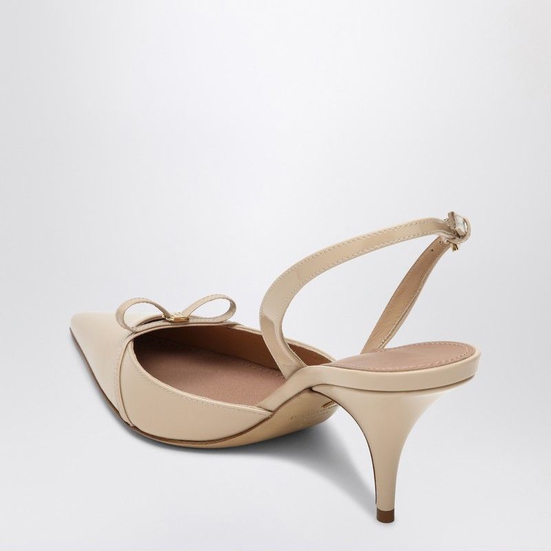 Salvatore Ferragamo Ferragamo Powdery Slingback With Mini Bow Size US 7 / IT 37 - 2 Thumbnail