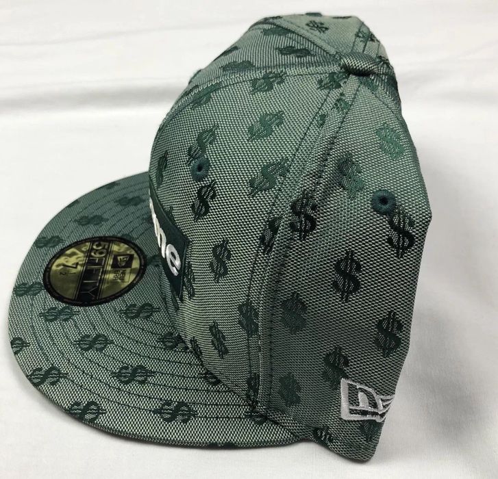 Supreme Supreme Monogram Box Logo New Era Green (Size: 7-1/2