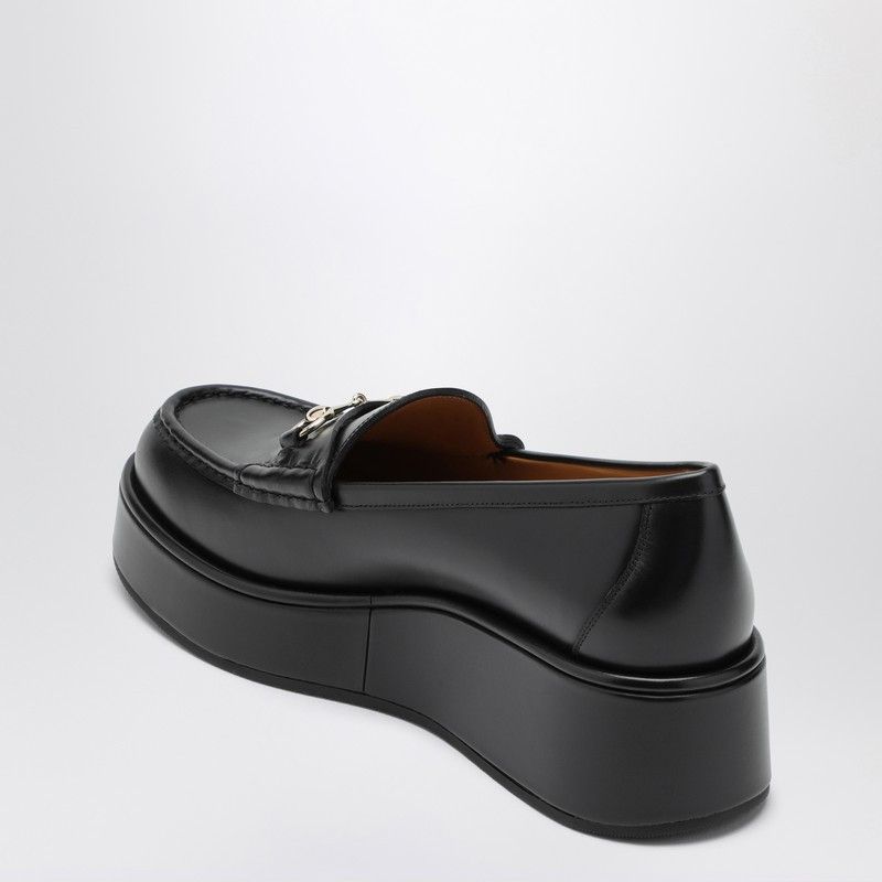 Gucci Gucci Black Loafer With Platform And Horsebitt Size US 5.5 / IT 35.5 - 2 Thumbnail