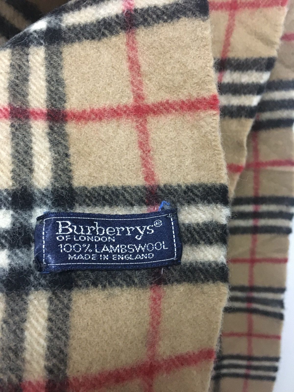 Burberry Burberrys Of London Scarves Scarf 100% Lambswool England Size ONE SIZE - 2 Thumbnail