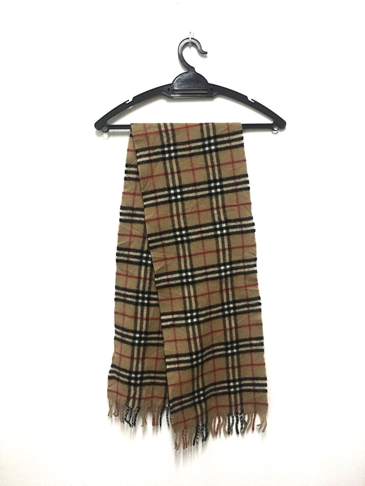 Burberry Burberrys Of London Scarves Scarf 100% Lambswool England Size ONE SIZE - 1 Thumbnail