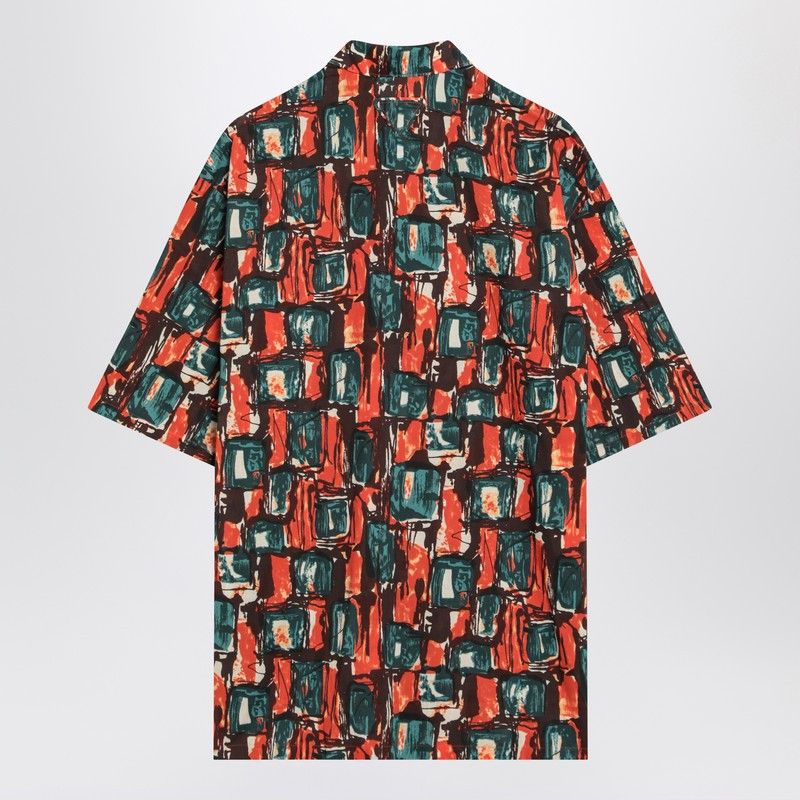 Prada Prada Multicoloured Cotton Print Shirt Size US S / EU 44-46 / 1 - 2 Thumbnail
