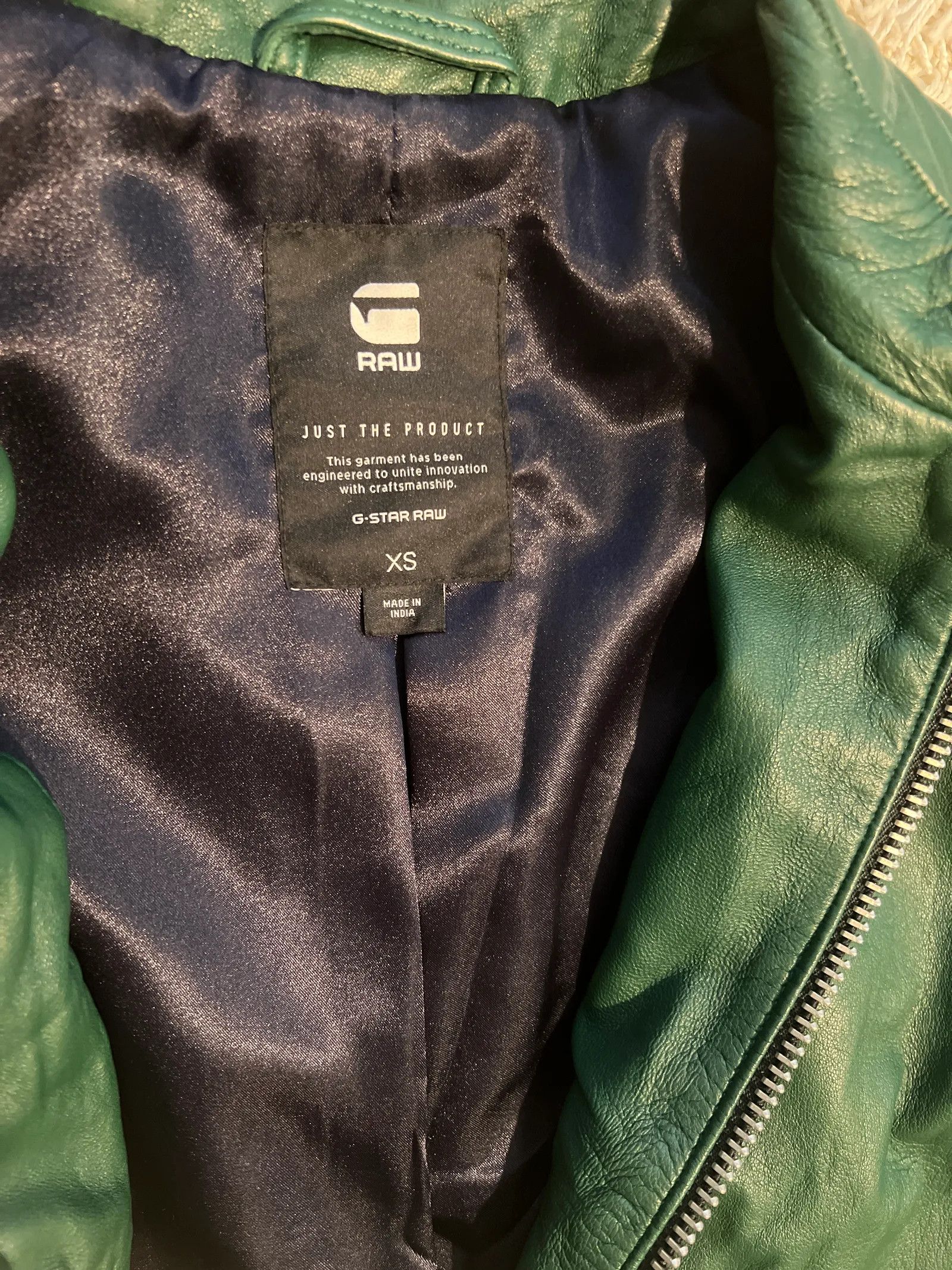 G-Star G-STAR RAW Leather Jacket Size XS / US 0-2 / IT 36-38 - 2 Thumbnail