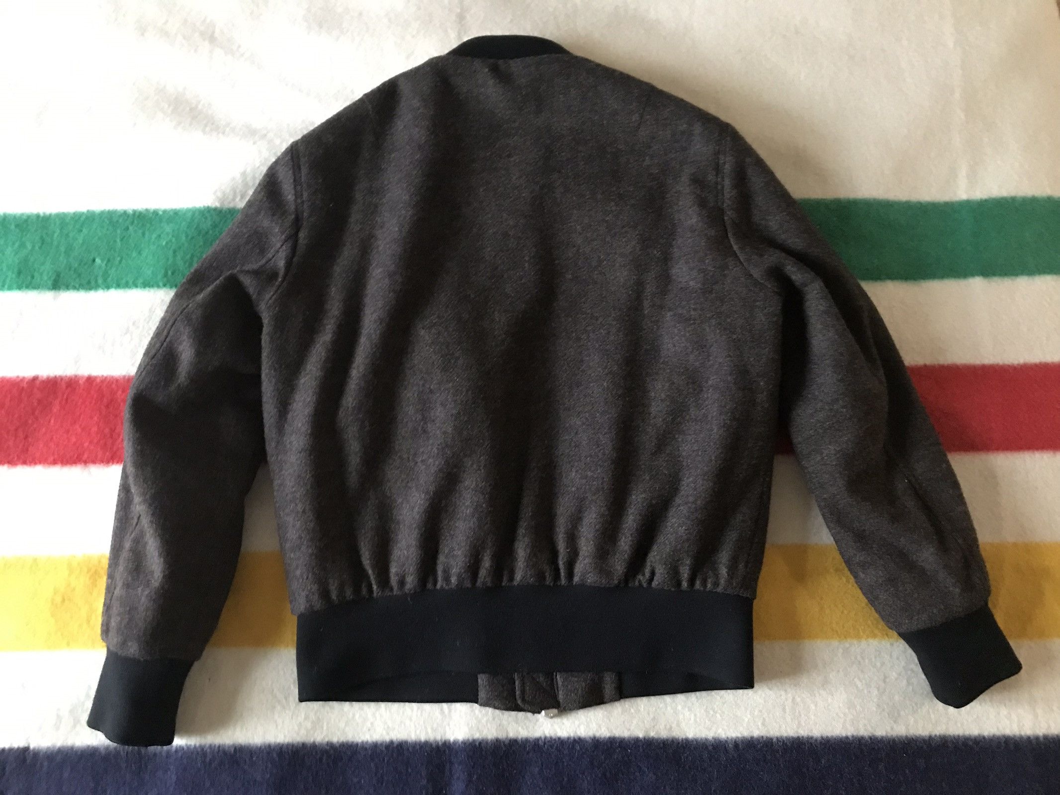 AMI AMI Paris FW15 Wool Bomber Jacket $550 retail Size US L / EU 52-54 / 3 - 2 Thumbnail