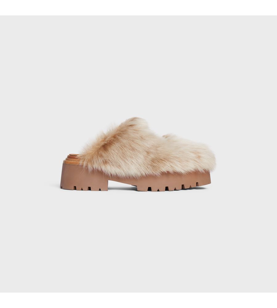 Celine Bulky Closed Mule in Lamb Fur Size US 6 / IT 36 - 2 Thumbnail