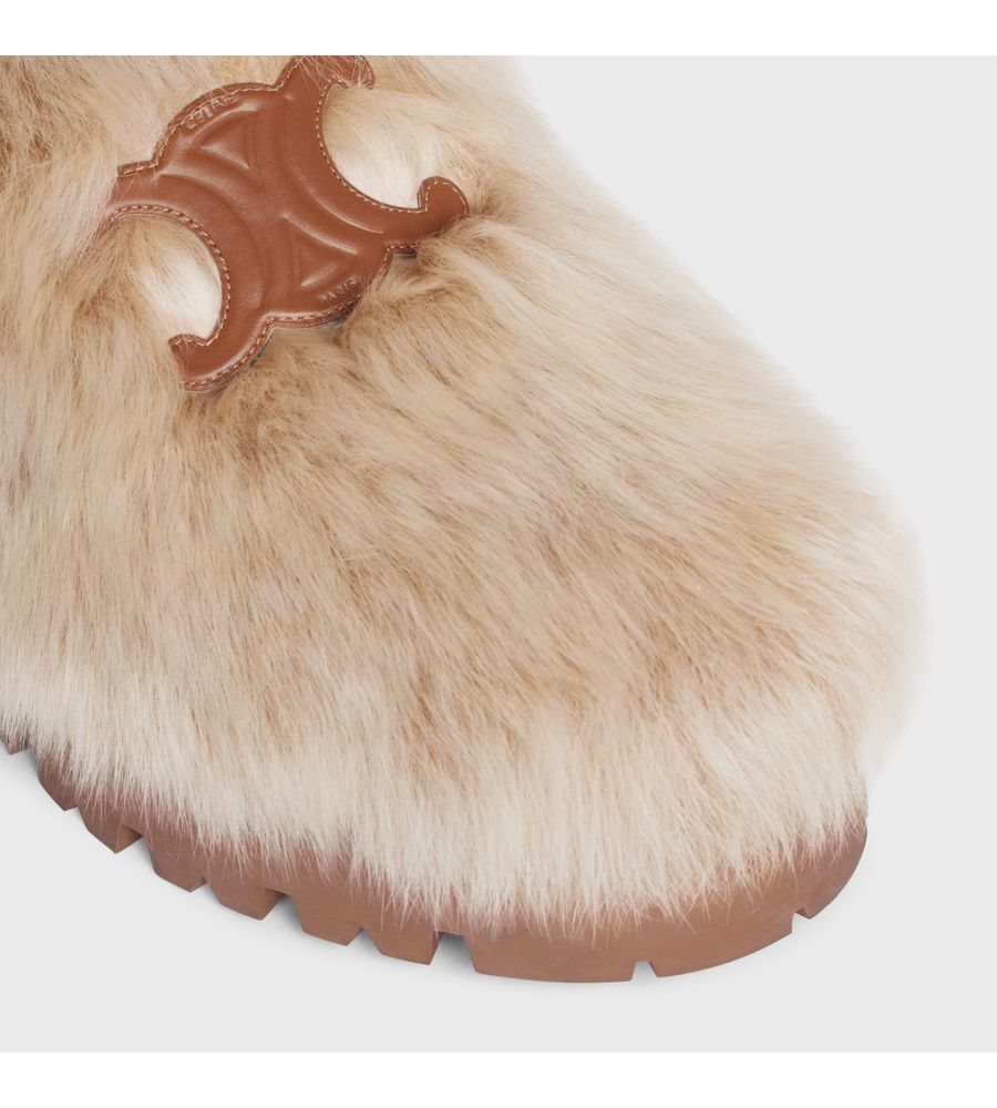 Celine Bulky Closed Mule in Lamb Fur Size US 9 / IT 39 - 4 Thumbnail