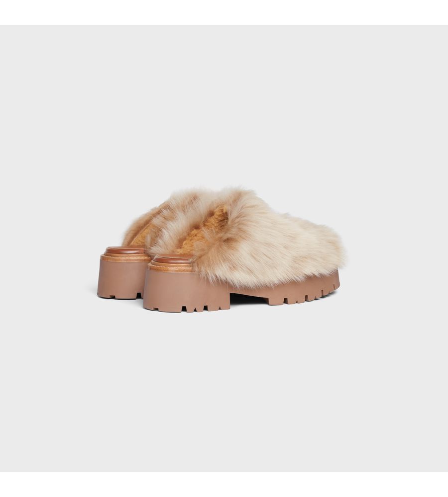 Celine Bulky Closed Mule in Lamb Fur Size US 10 / IT 40 - 3 Thumbnail