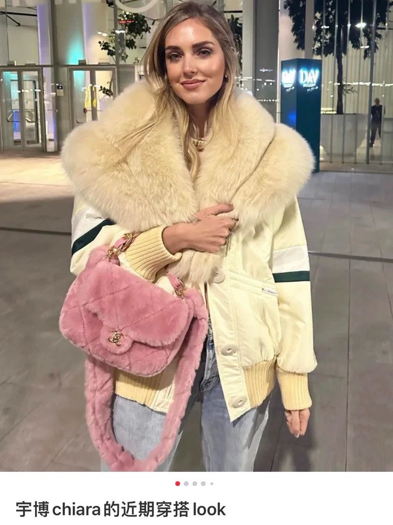 Miu Miu MIUMIUAW17 show fur collar pilot jacket Size US M / EU 48-50 / 2 - 6 Thumbnail