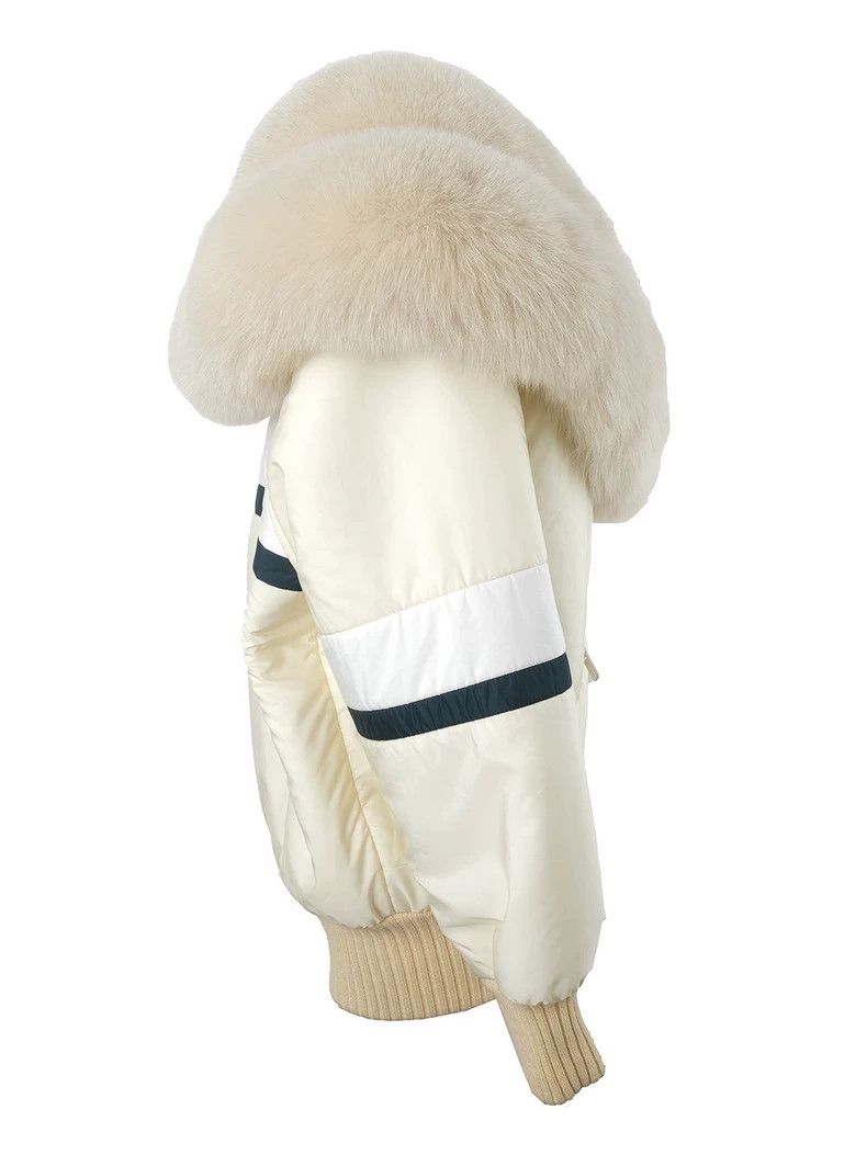 Miu Miu MIUMIUAW17 show fur collar pilot jacket Size US M / EU 48-50 / 2 - 3 Thumbnail