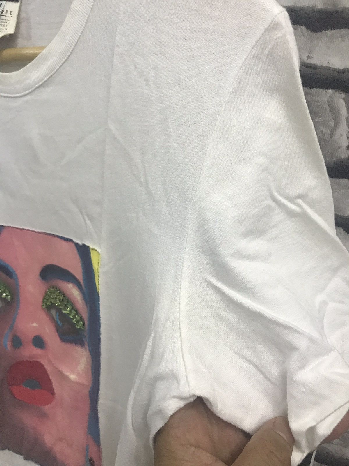 Dolce & Gabbana D&G Jeweled Sexy Lady Face Tshirt Size US S / EU 44-46 / 1 - 6 Thumbnail