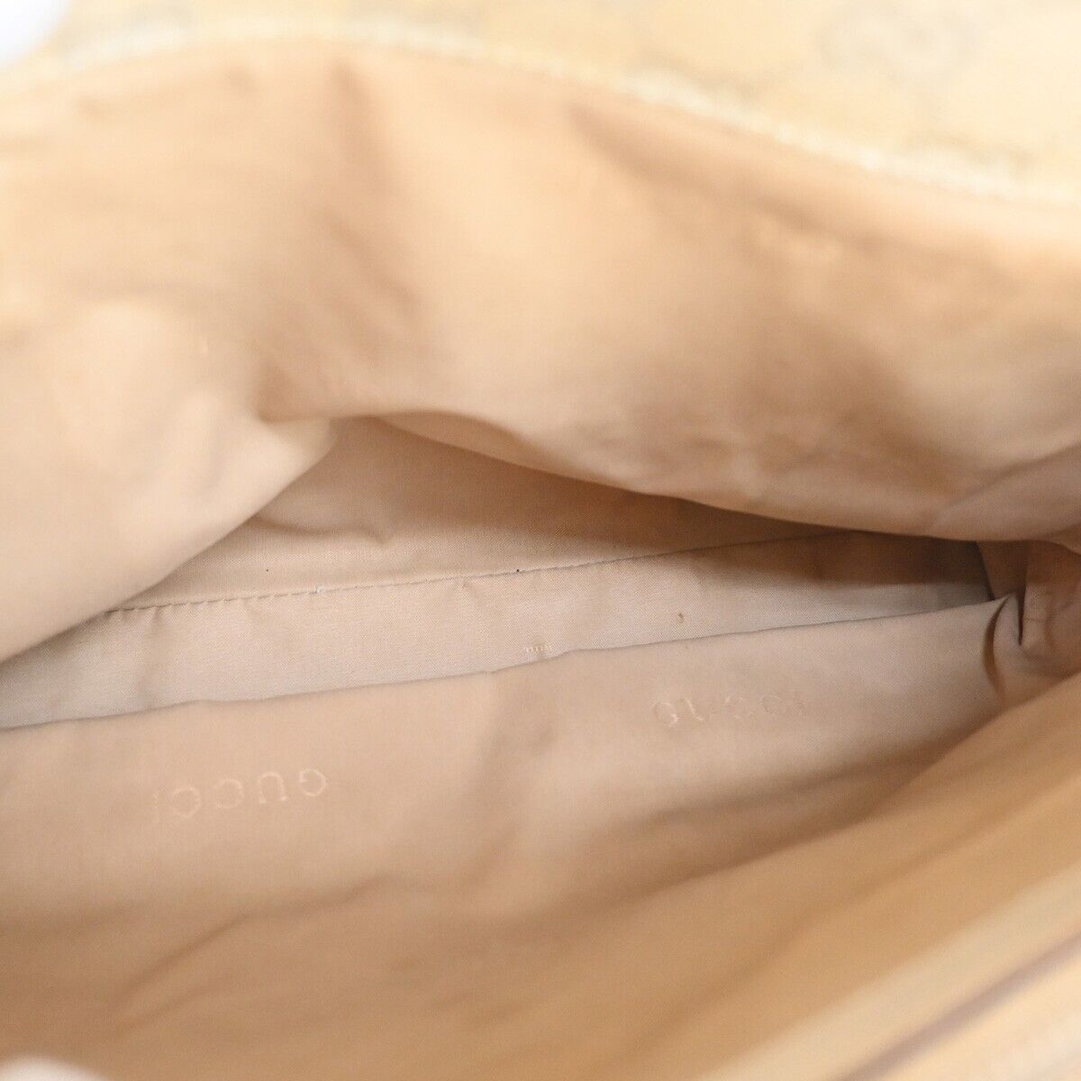 Gucci Bamboo Beige Canvas Handbag (Pre-Owned) Size ONE SIZE - 11 Thumbnail