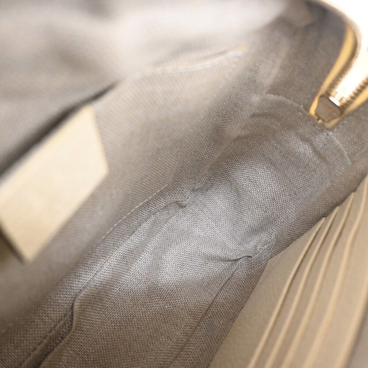 Gucci Bree Beige Canvas Shoulder Bag (Pre-Owned) Size ONE SIZE - 12 Thumbnail