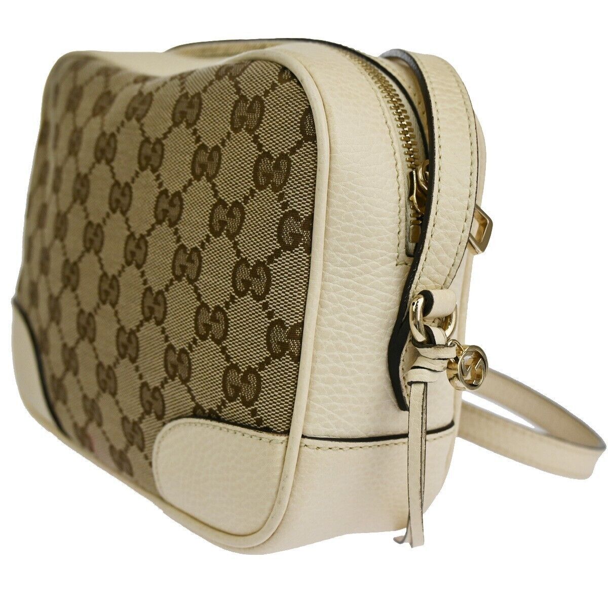 Gucci Bree Beige Canvas Shoulder Bag (Pre-Owned) Size ONE SIZE - 3 Thumbnail