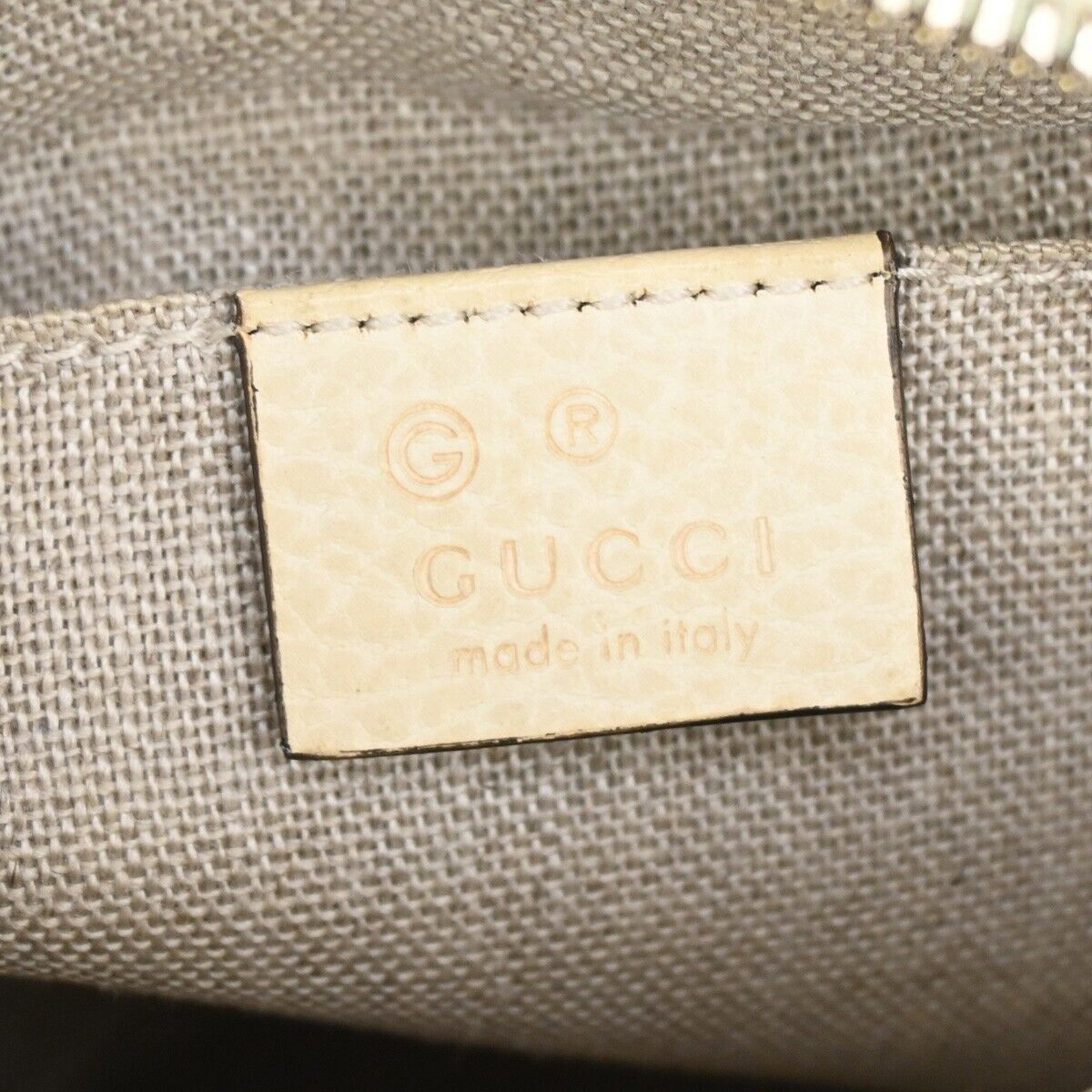 Gucci Bree Beige Canvas Shoulder Bag (Pre-Owned) Size ONE SIZE - 9 Thumbnail