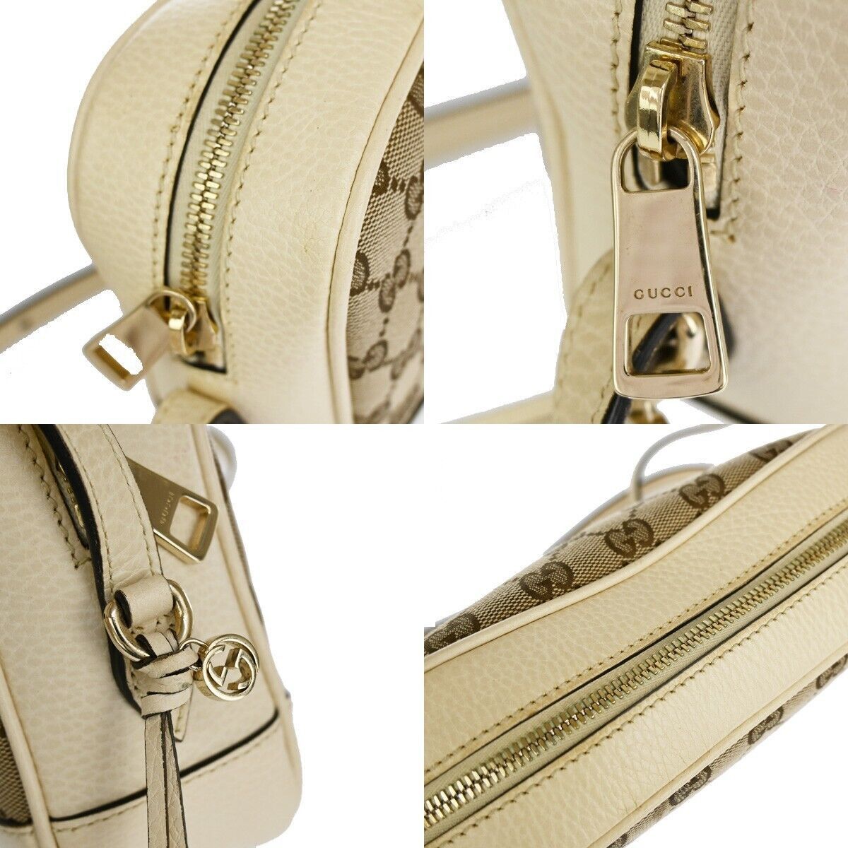 Gucci Bree Beige Canvas Shoulder Bag (Pre-Owned) Size ONE SIZE - 11 Thumbnail
