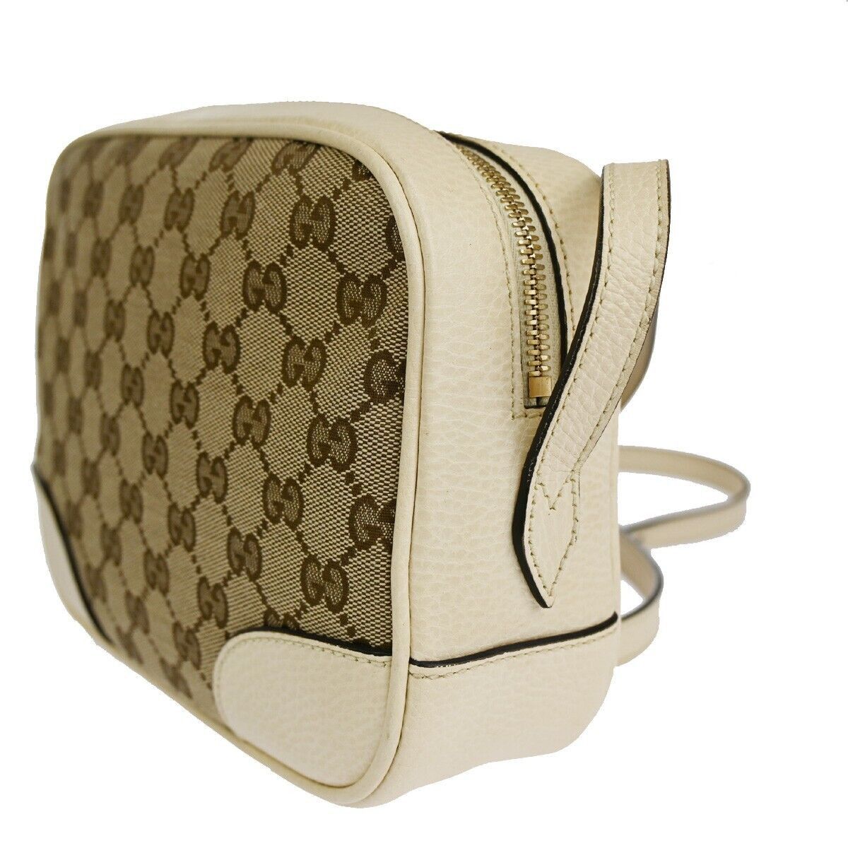 Gucci Bree Beige Canvas Shoulder Bag (Pre-Owned) Size ONE SIZE - 4 Thumbnail
