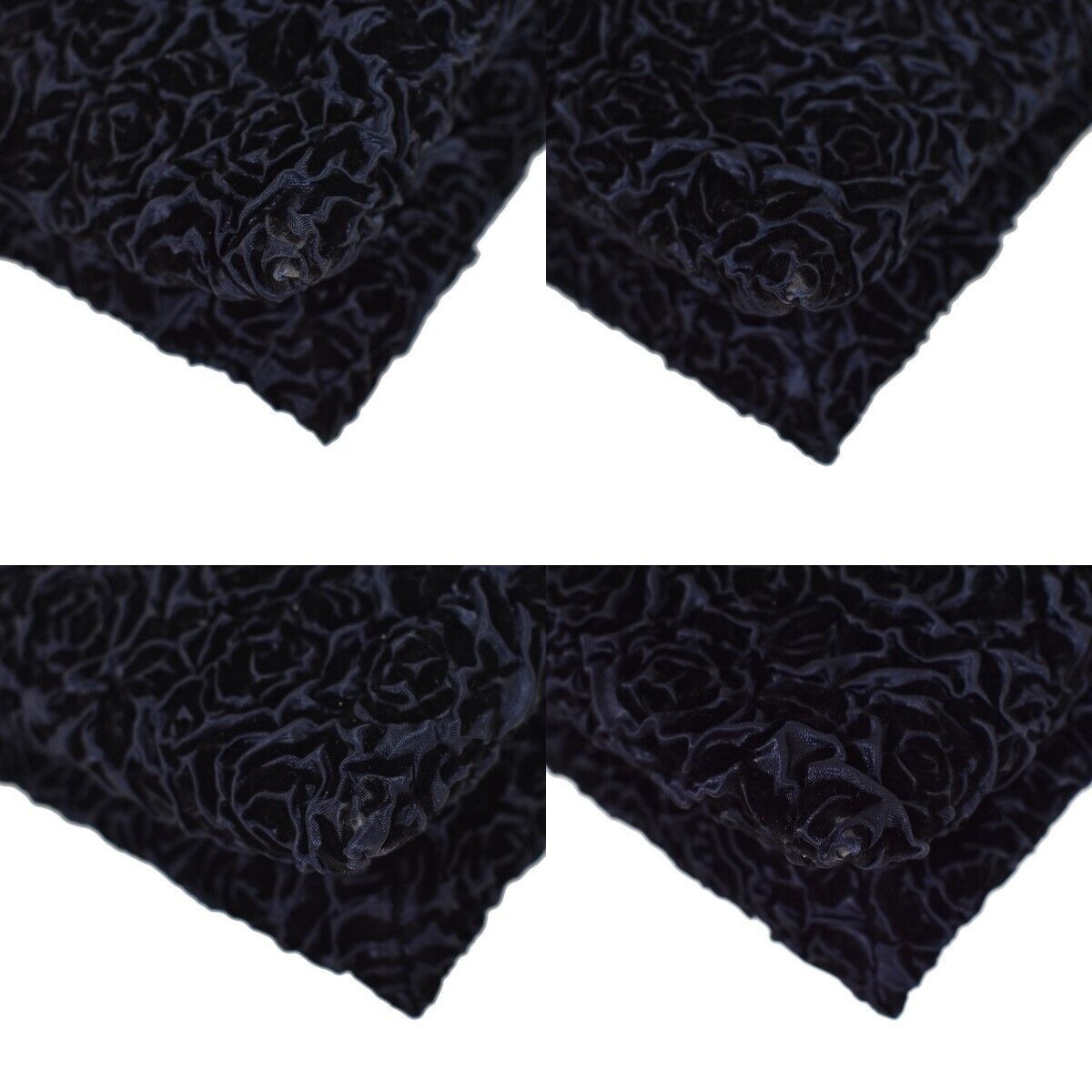 Dior Navy Velvet Clutch Bag (Pre-Owned) Size ONE SIZE - 5 Thumbnail
