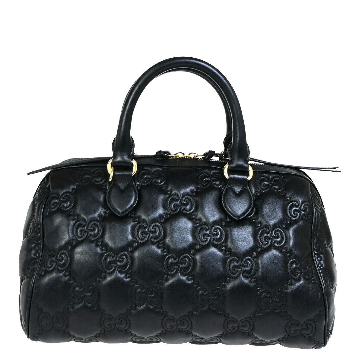 Gucci Gg Matelassé Black Leather Handbag (Pre-Owned) Size ONE SIZE - 2 Thumbnail