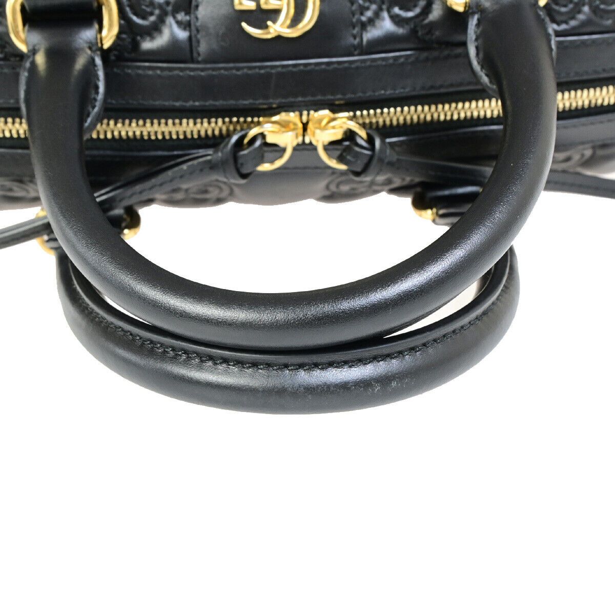 Gucci Gg Matelassé Black Leather Handbag (Pre-Owned) Size ONE SIZE - 5 Thumbnail