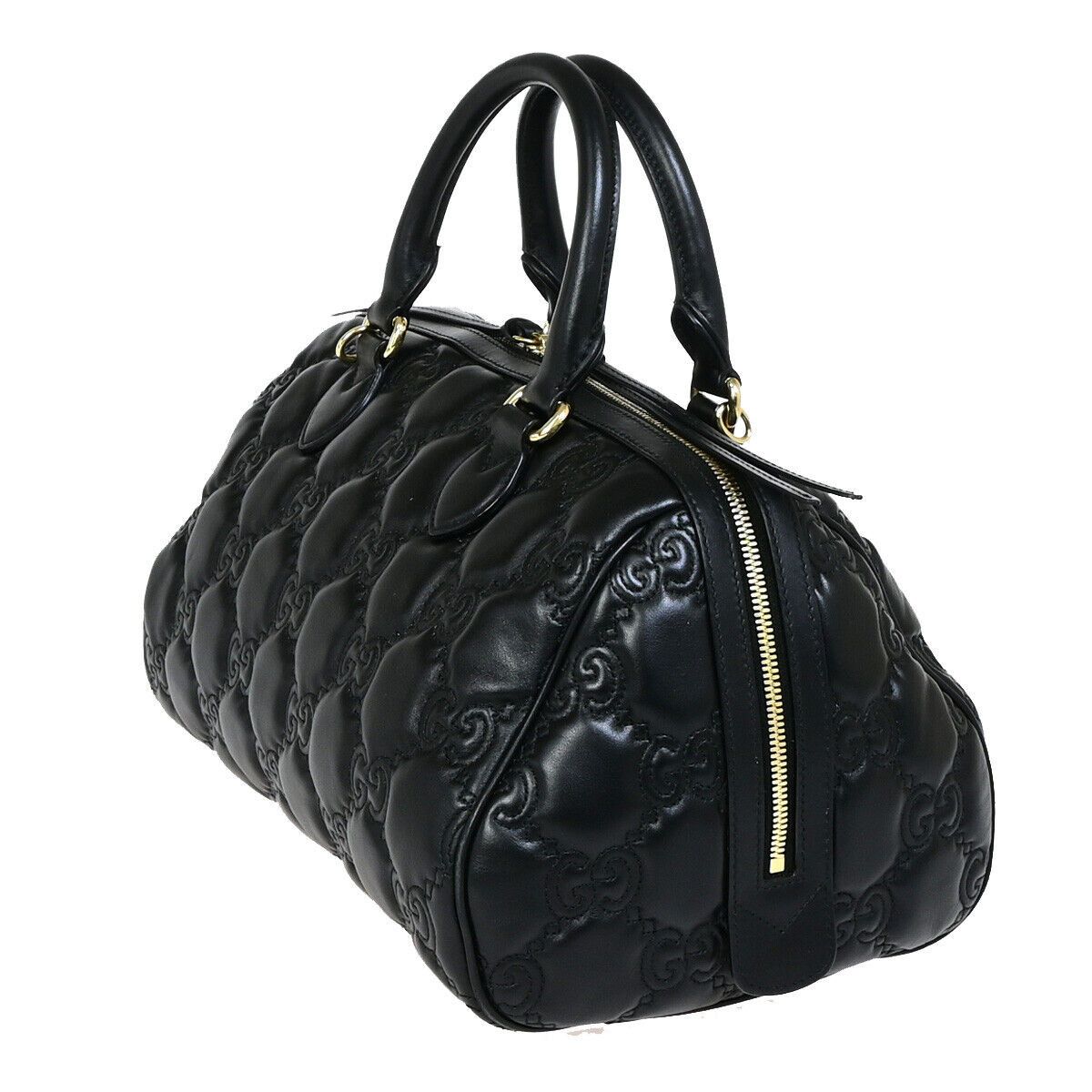 Gucci Gg Matelassé Black Leather Handbag (Pre-Owned) Size ONE SIZE - 4 Thumbnail