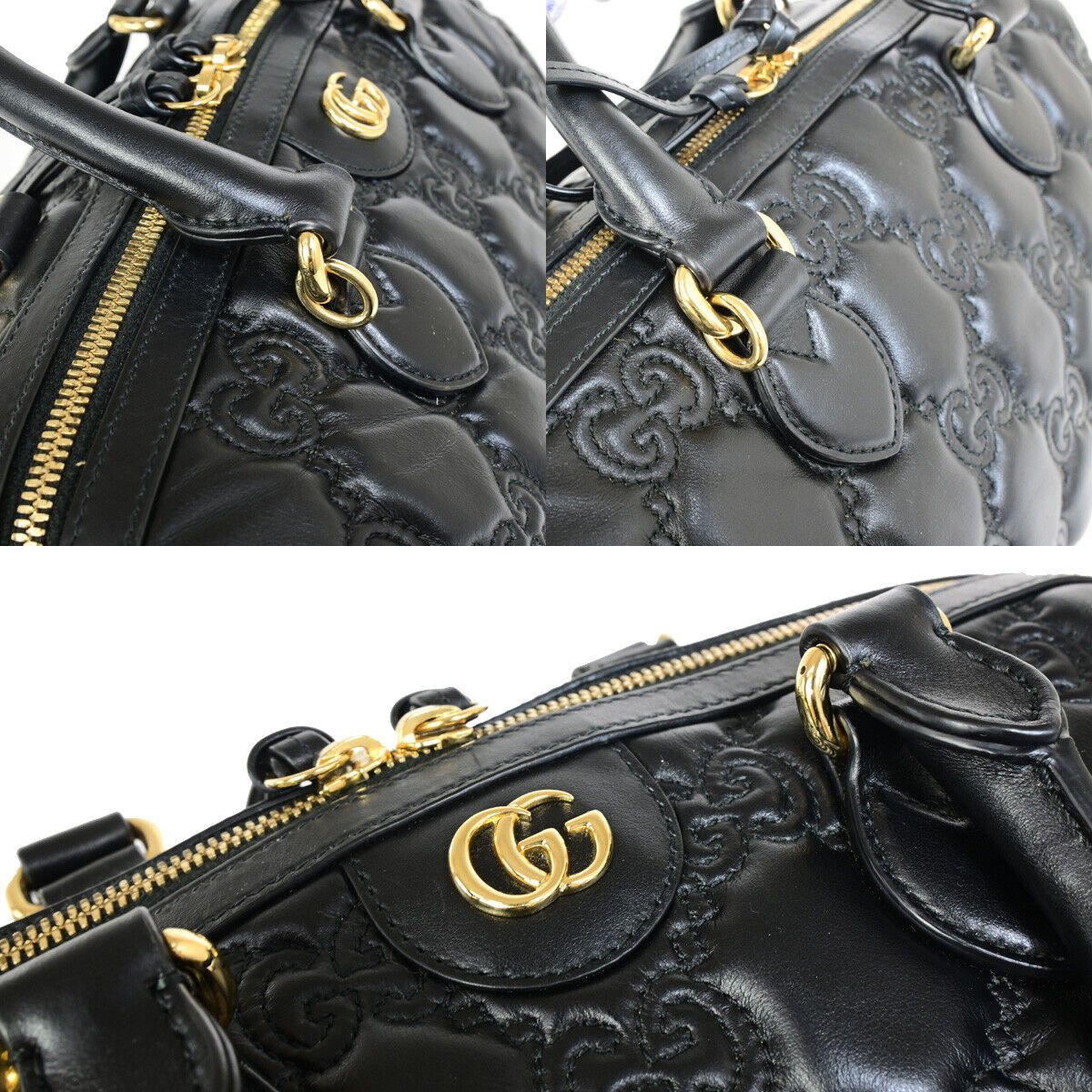 Gucci Gg Matelassé Black Leather Handbag (Pre-Owned) Size ONE SIZE - 15 Thumbnail