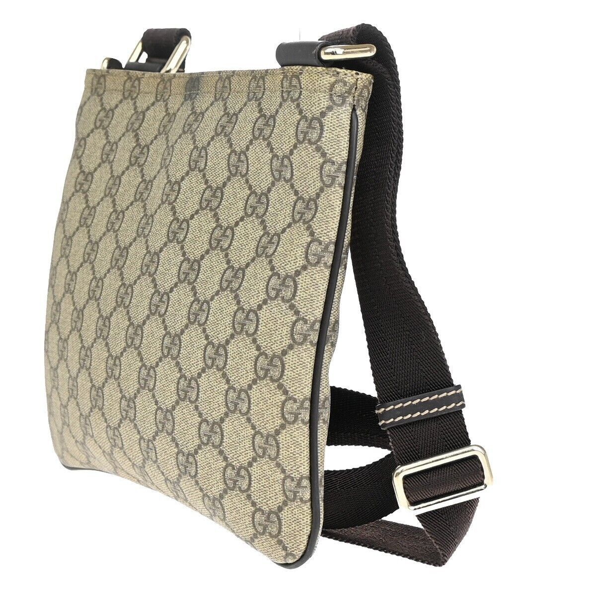 Gucci Brown Canvas Shoulder Bag (Pre-Owned) Size ONE SIZE - 4 Thumbnail
