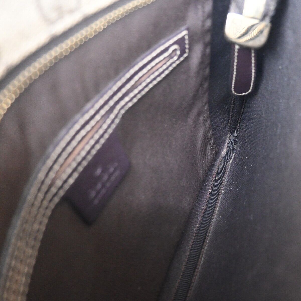 Gucci Brown Canvas Shoulder Bag (Pre-Owned) Size ONE SIZE - 14 Thumbnail