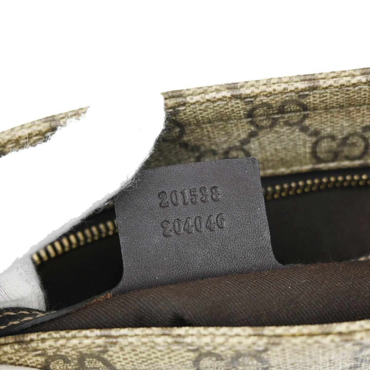 Gucci Brown Canvas Shoulder Bag (Pre-Owned) Size ONE SIZE - 11 Thumbnail